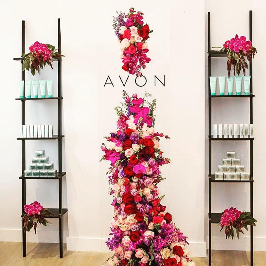 Floral themed corporate event for Avon