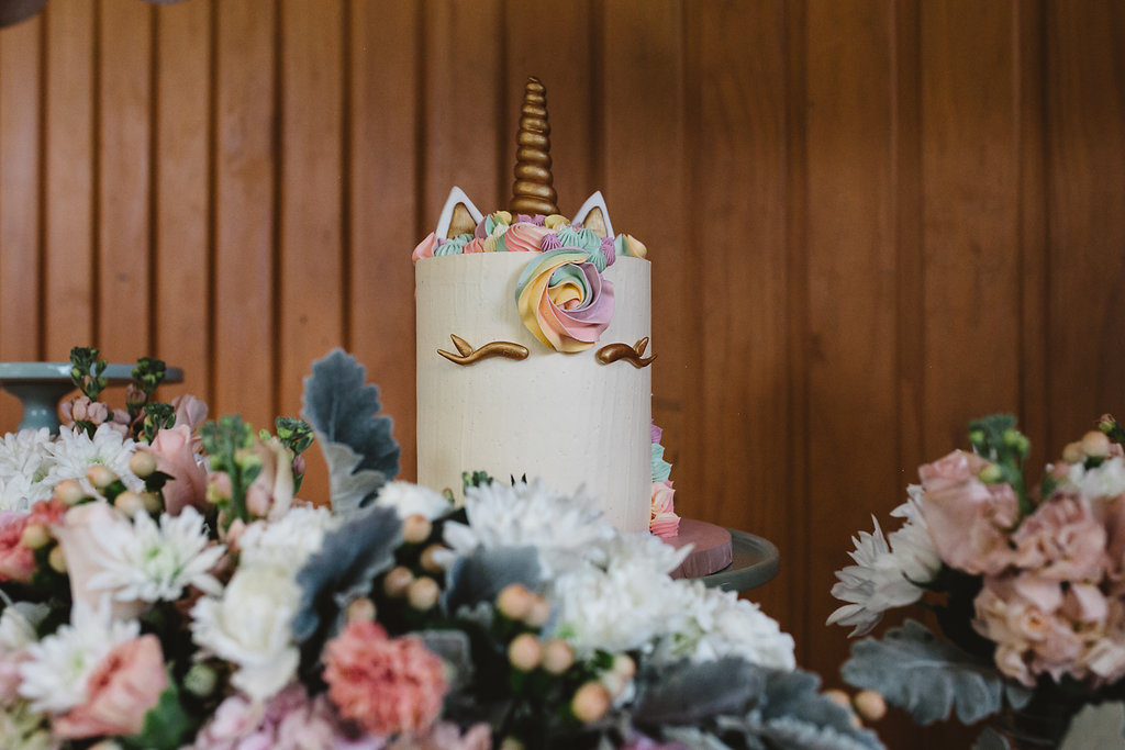 Unicorn cake for Emily's magical unicorn party