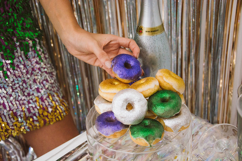 The disco-themed bridal shower
