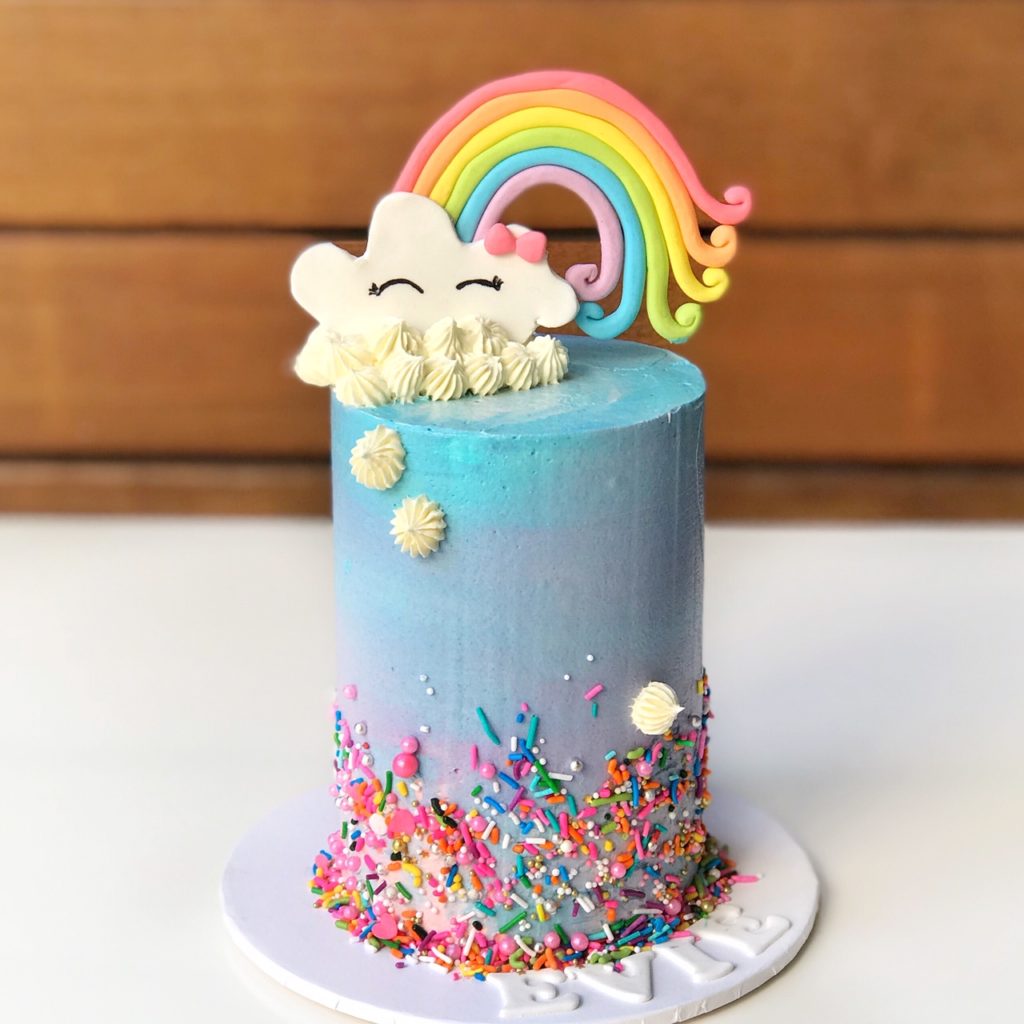 Rainbow cake by Sweet CakeArt