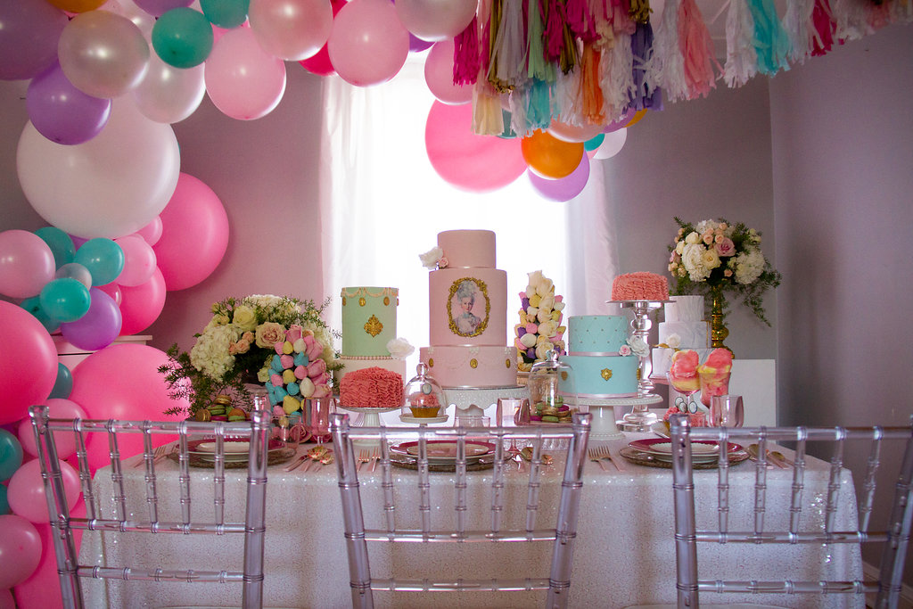 Marie Antoinette 1st Birthday Party - Pretty My Party