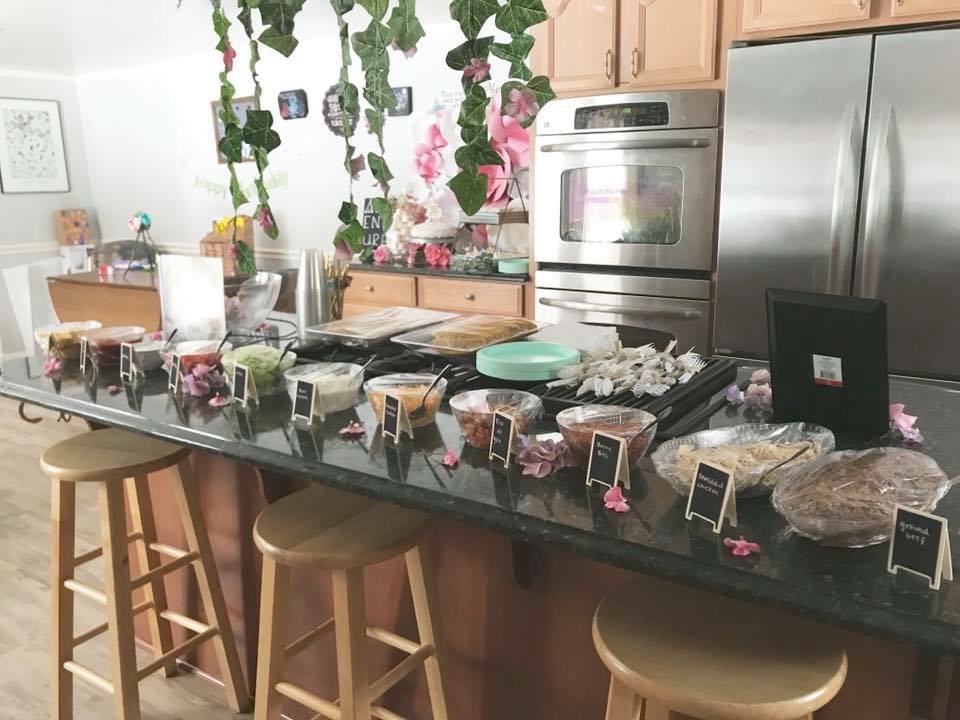 Build your own taco bar