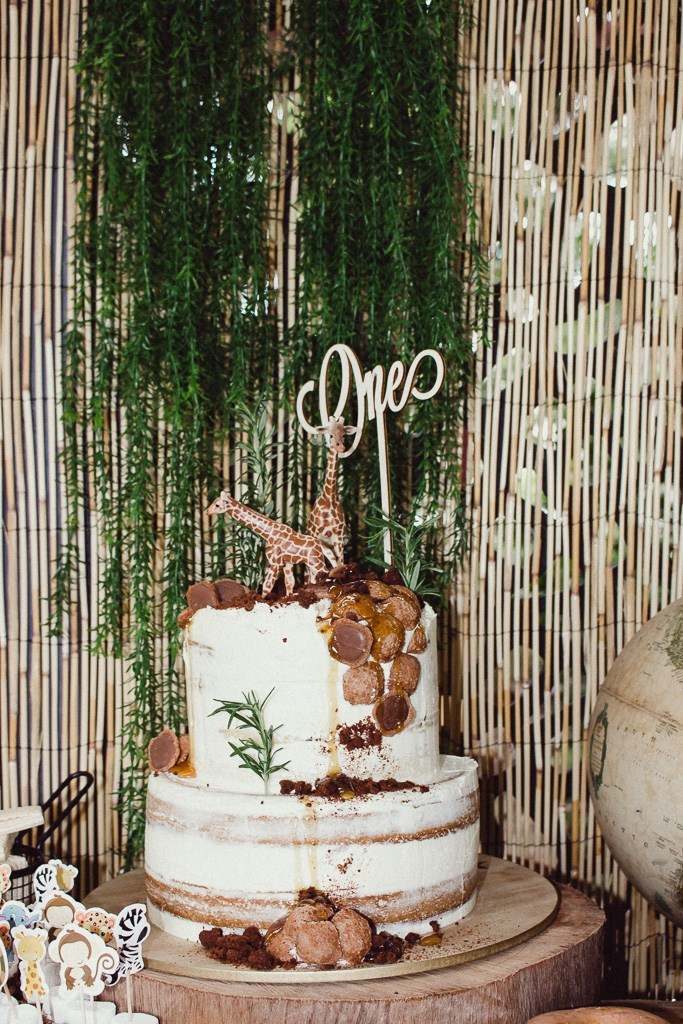 , A DIY Vintage Jungle First Birthday