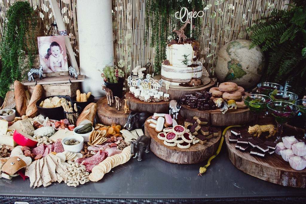 , A DIY Vintage Jungle First Birthday