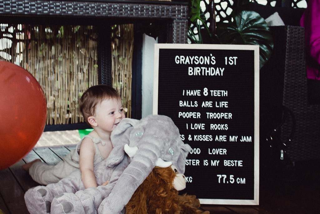 , A DIY Vintage Jungle First Birthday