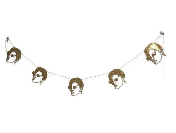 Rihanna themed party garland