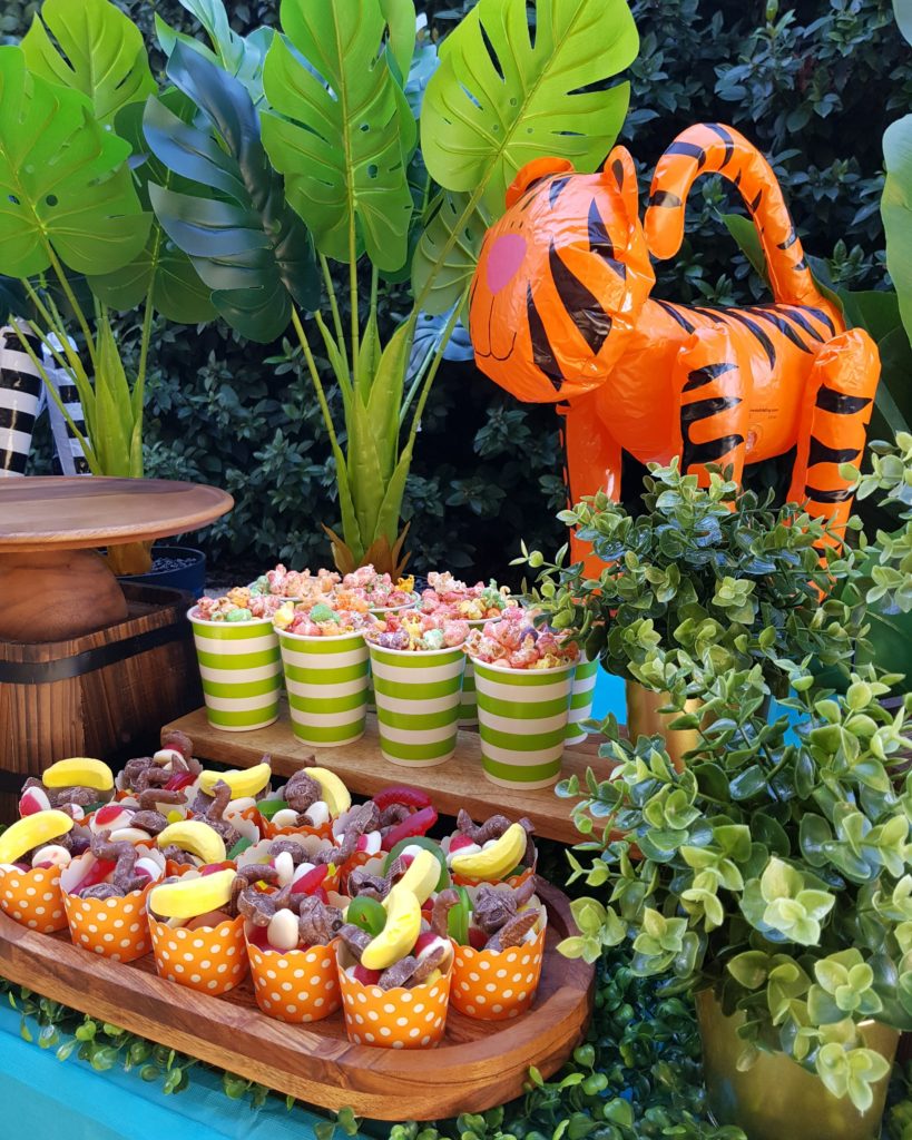 first birthday jungle party, A colourful and classic first birthday jungle party