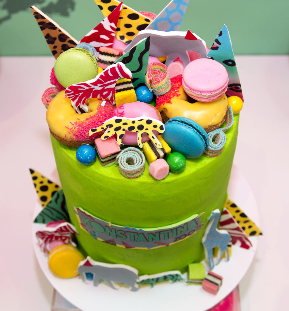 Urban Jungle themed party cake