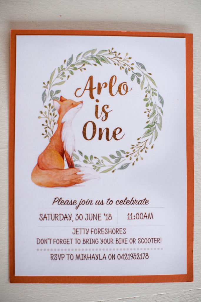 Arlo's Fox & Woodland themed 1st birthday