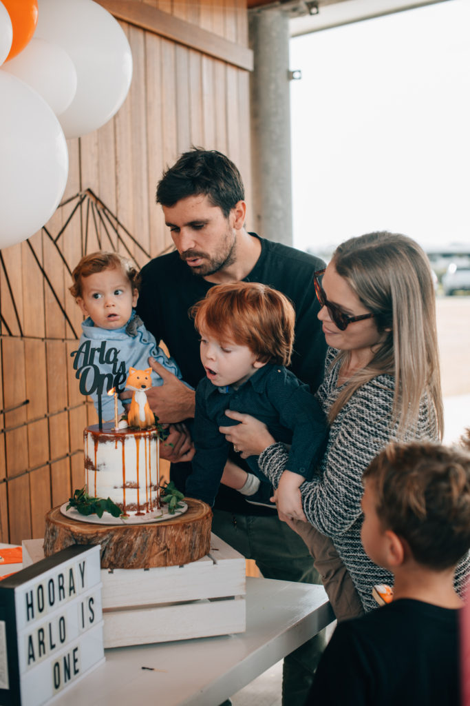 Arlo's Fox & Woodland themed 1st birthday