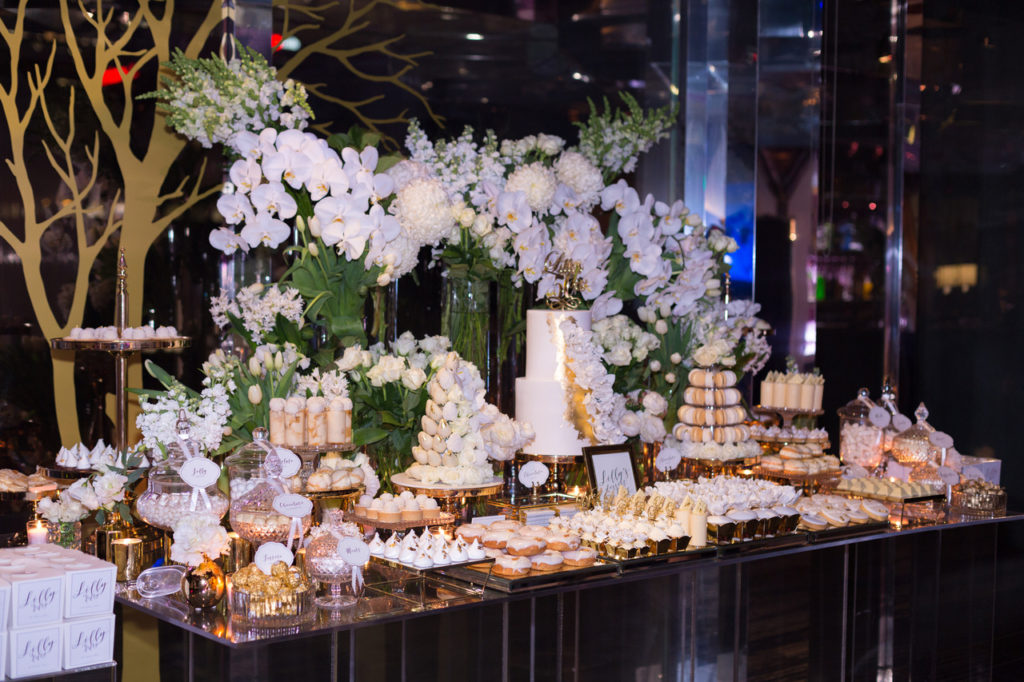 White and Gold Luxe 50th Birthday 