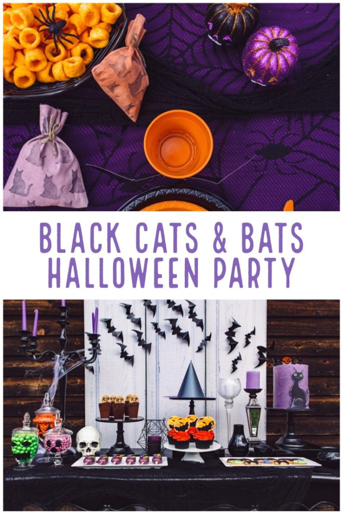 Black Cats and Bats Halloween Party