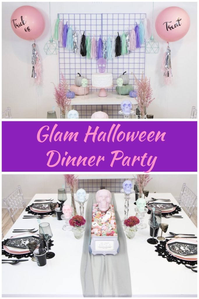 A Glam Halloween Dinner Party
