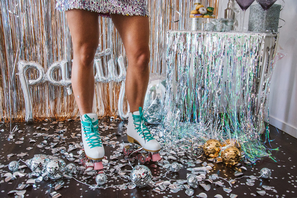 The disco-themed bridal shower