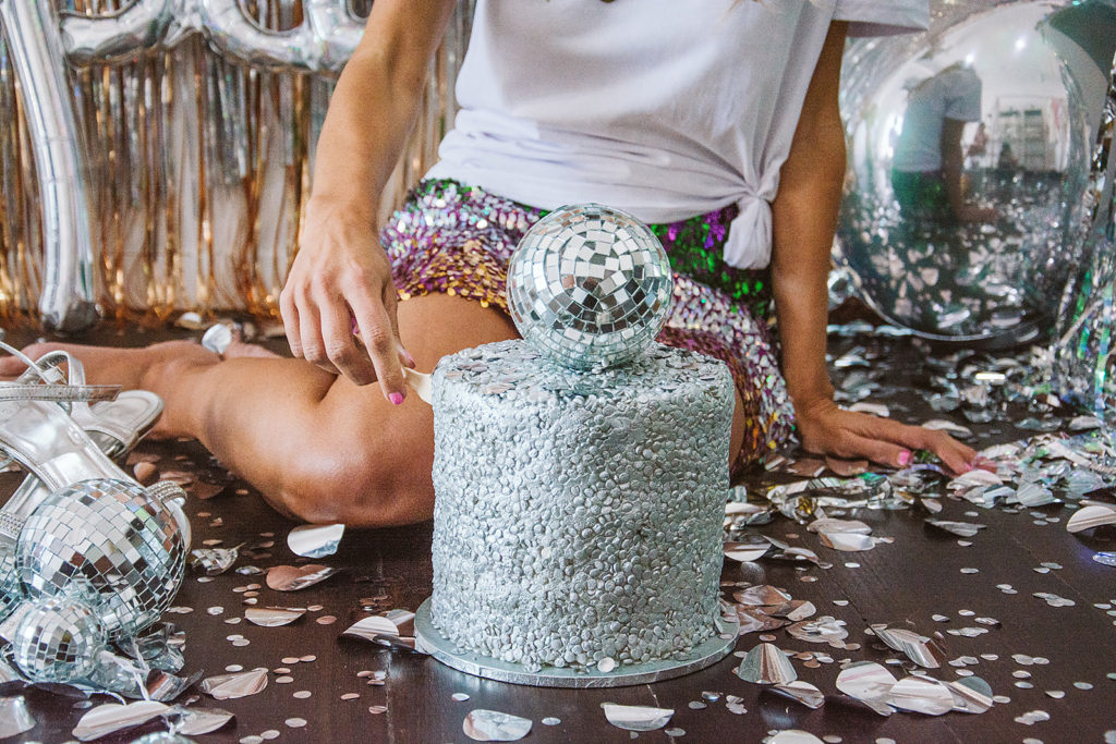 disco-themed bridal shower, Keep it funky: a disco-themed bridal shower