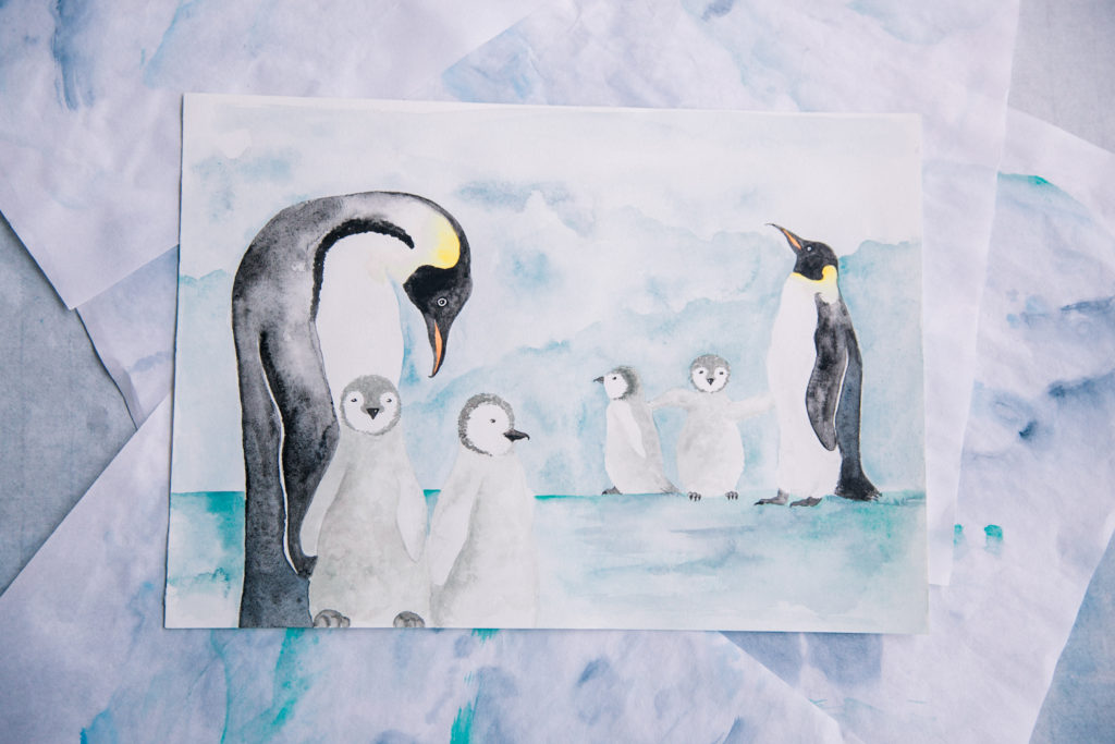 Aiden's penguin party: a Winter themed 4th birthday