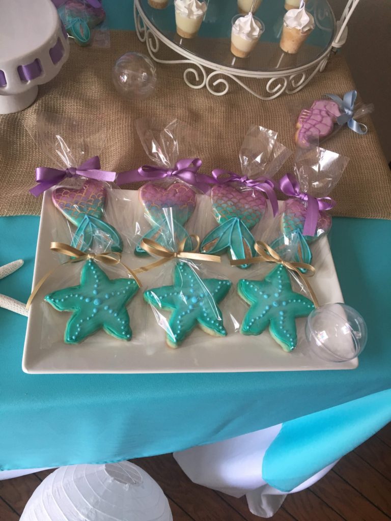 A mermaid themed birthday party