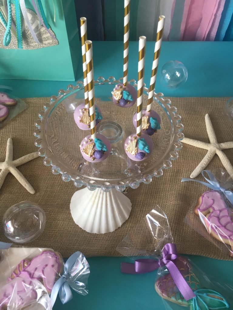 A mermaid themed birthday party