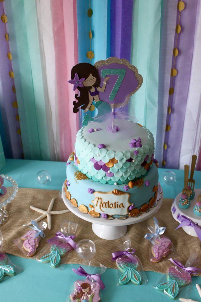 A mermaid themed birthday party