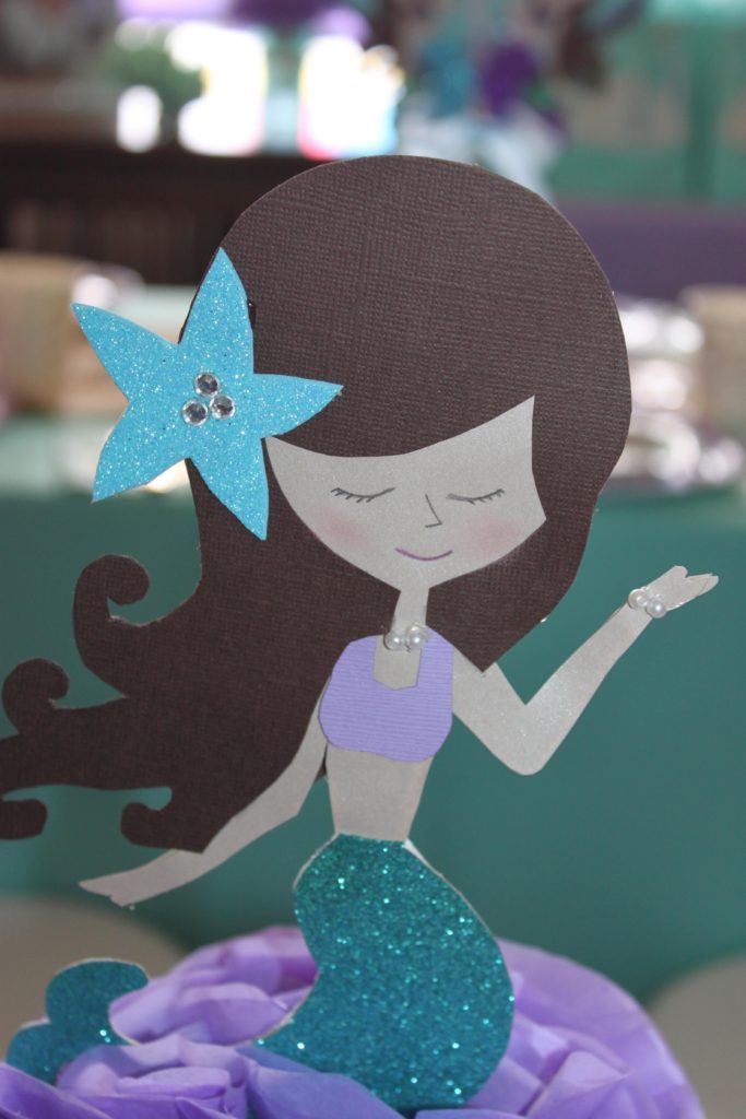 mermaid themed birthday party, A mermaid themed birthday party