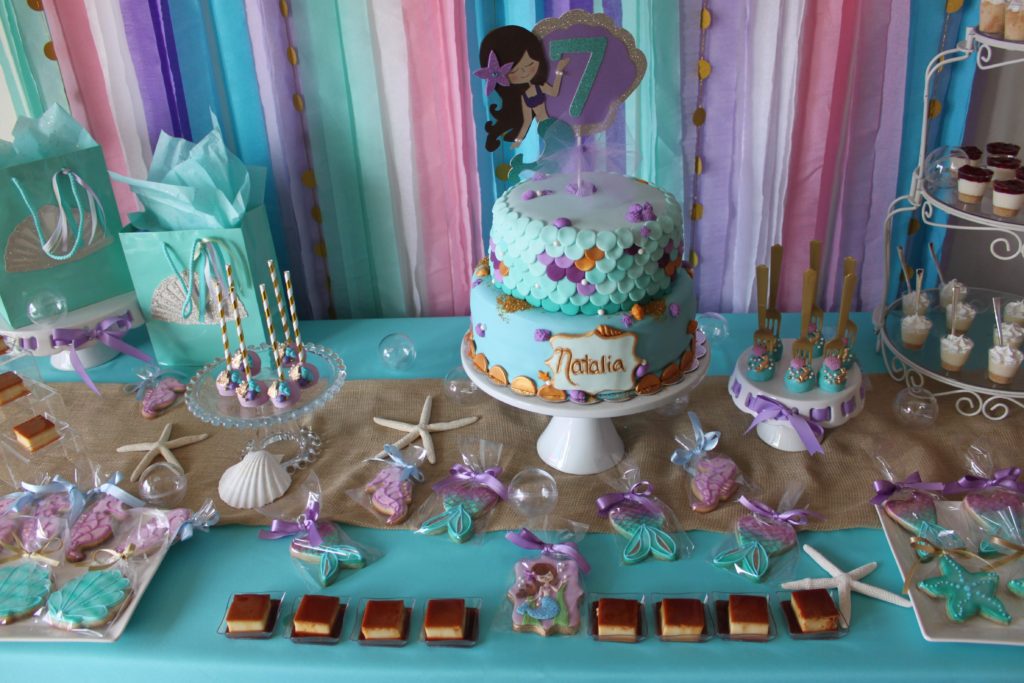 mermaid themed birthday party, A mermaid themed birthday party