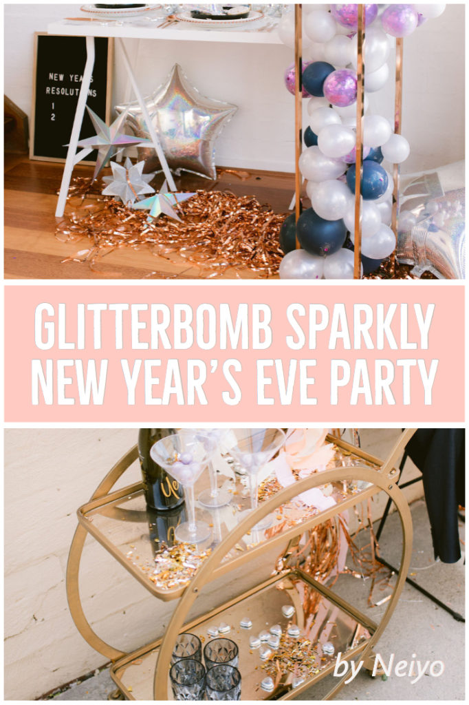 sparkly New Years' Eve, NYE Glitterbomb: a sparkly New Years&#8217; Eve party