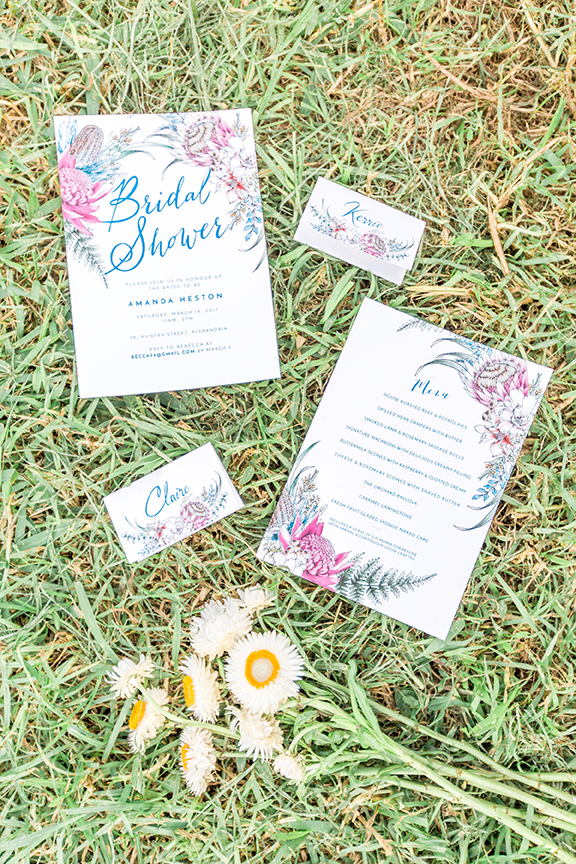 Australian Floral Bridal Shower