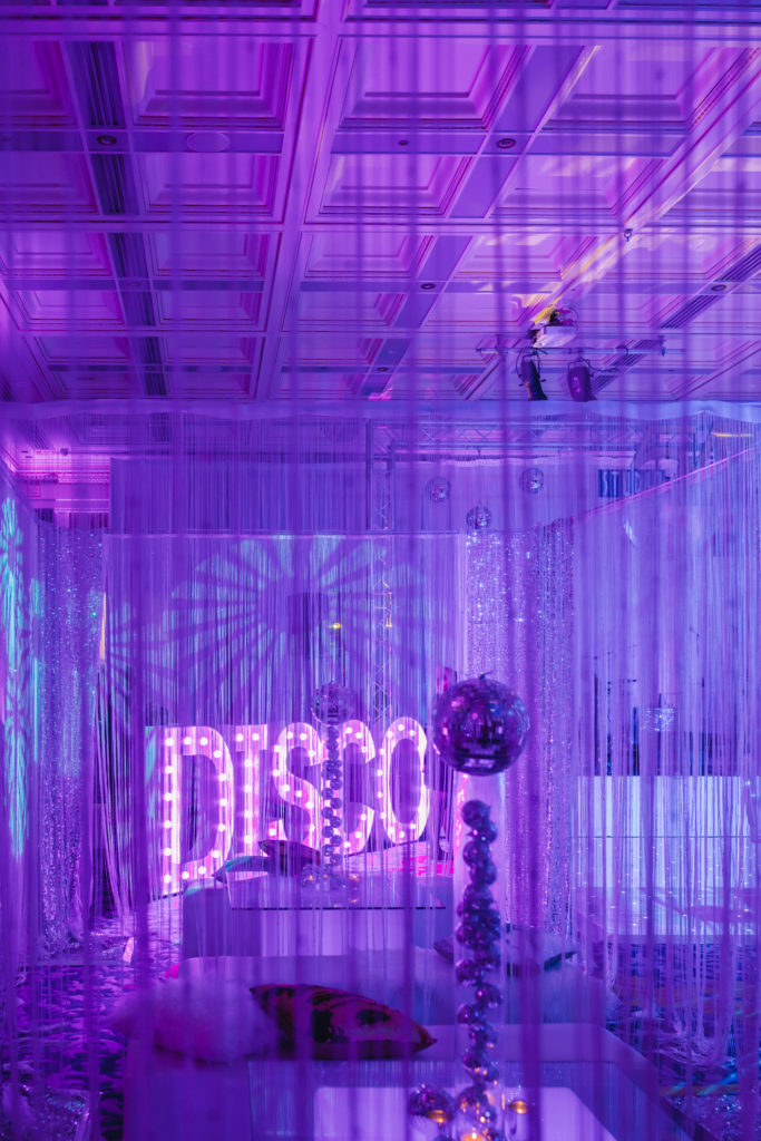 Groovy grown up disco party