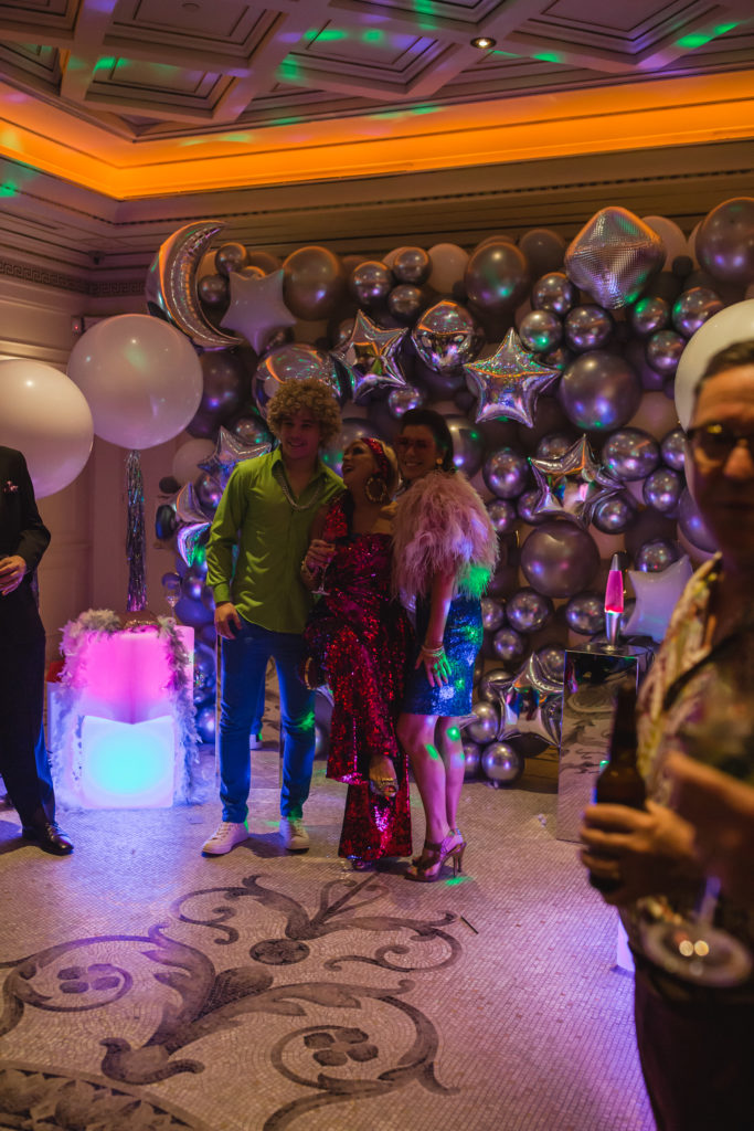Groovy grown up disco party
