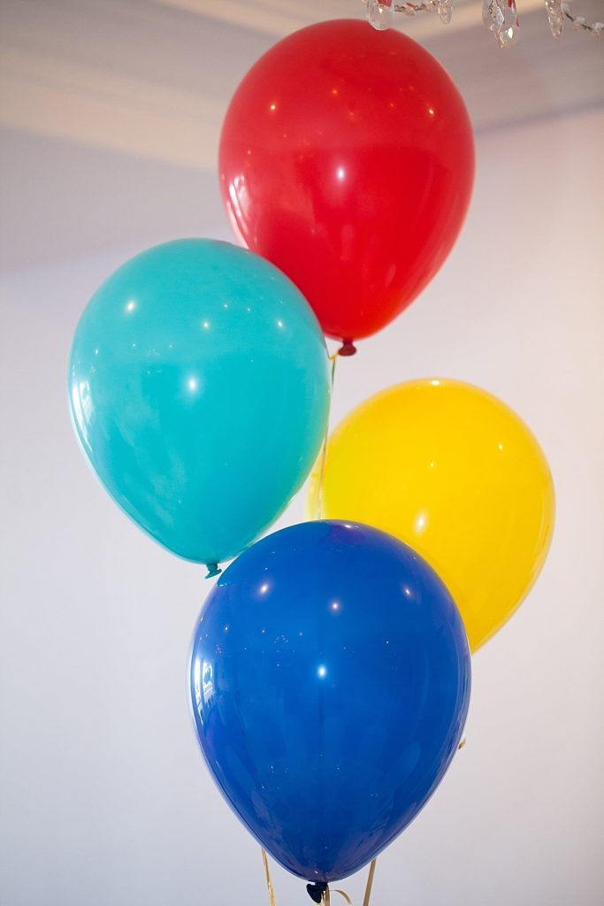 Circus-themed baptism and dessert bar