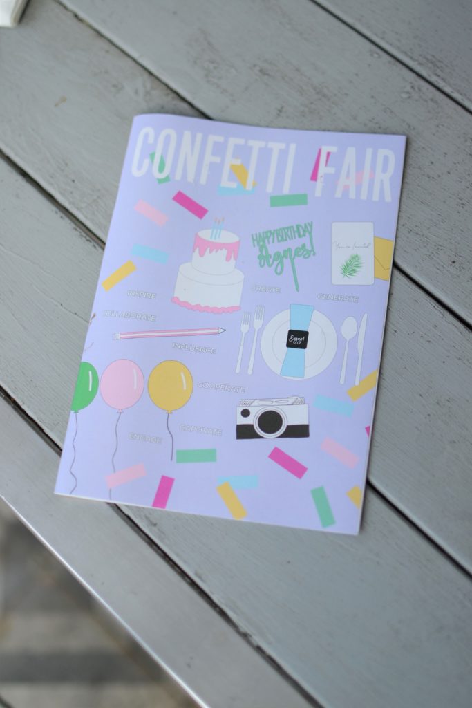 Tropical party theme, Tropical party theme for a Confetti Fair meet and greet