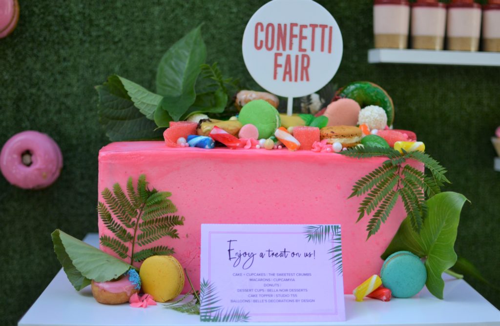 Tropical party theme, Tropical party theme for a Confetti Fair meet and greet