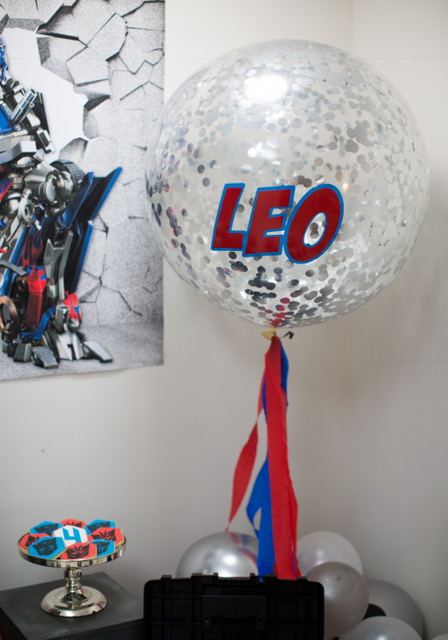 Modern Transformers party, Leo turns four &#8211; a modern Transformers party