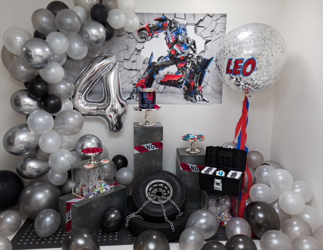 Modern Transformers party, Leo turns four &#8211; a modern Transformers party