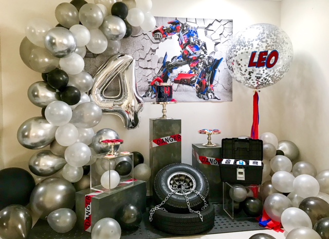 Modern Transformers party, Leo turns four &#8211; a modern Transformers party