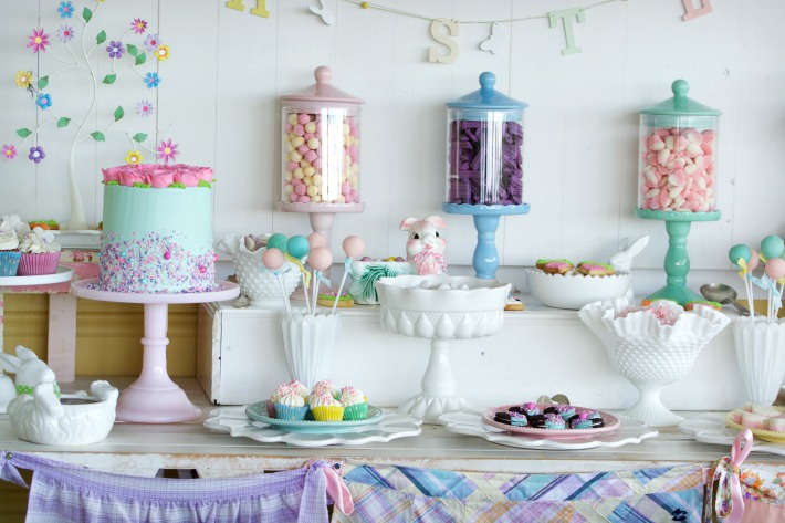 Vintage pastel Easter party