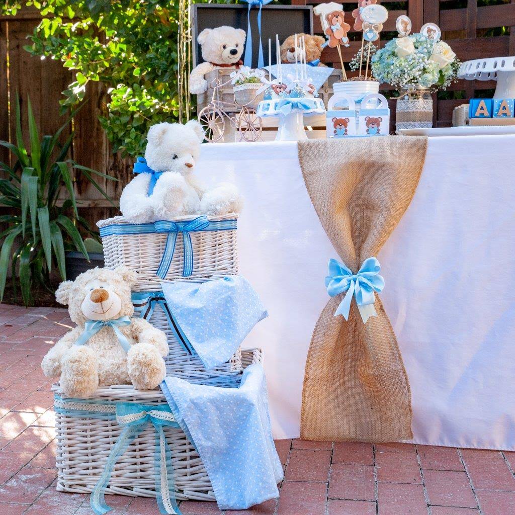 , Vintage teddy bear baby shower