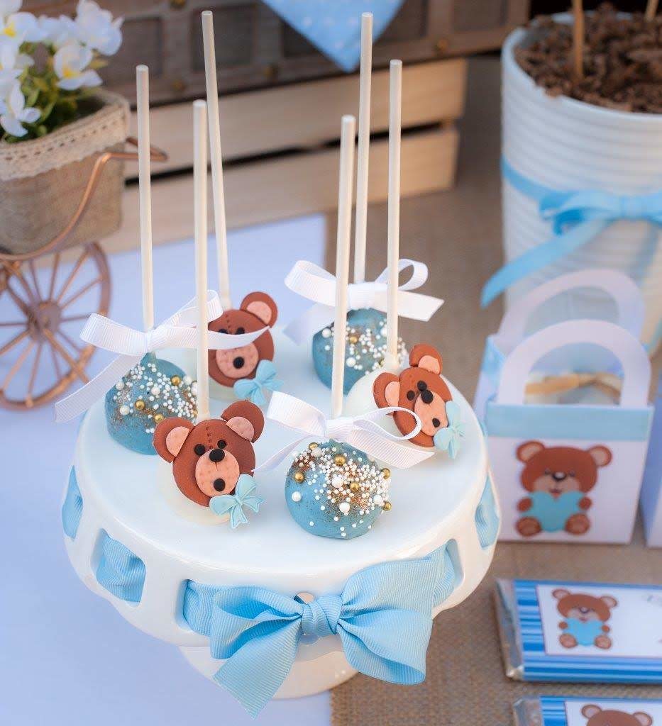 , Vintage teddy bear baby shower