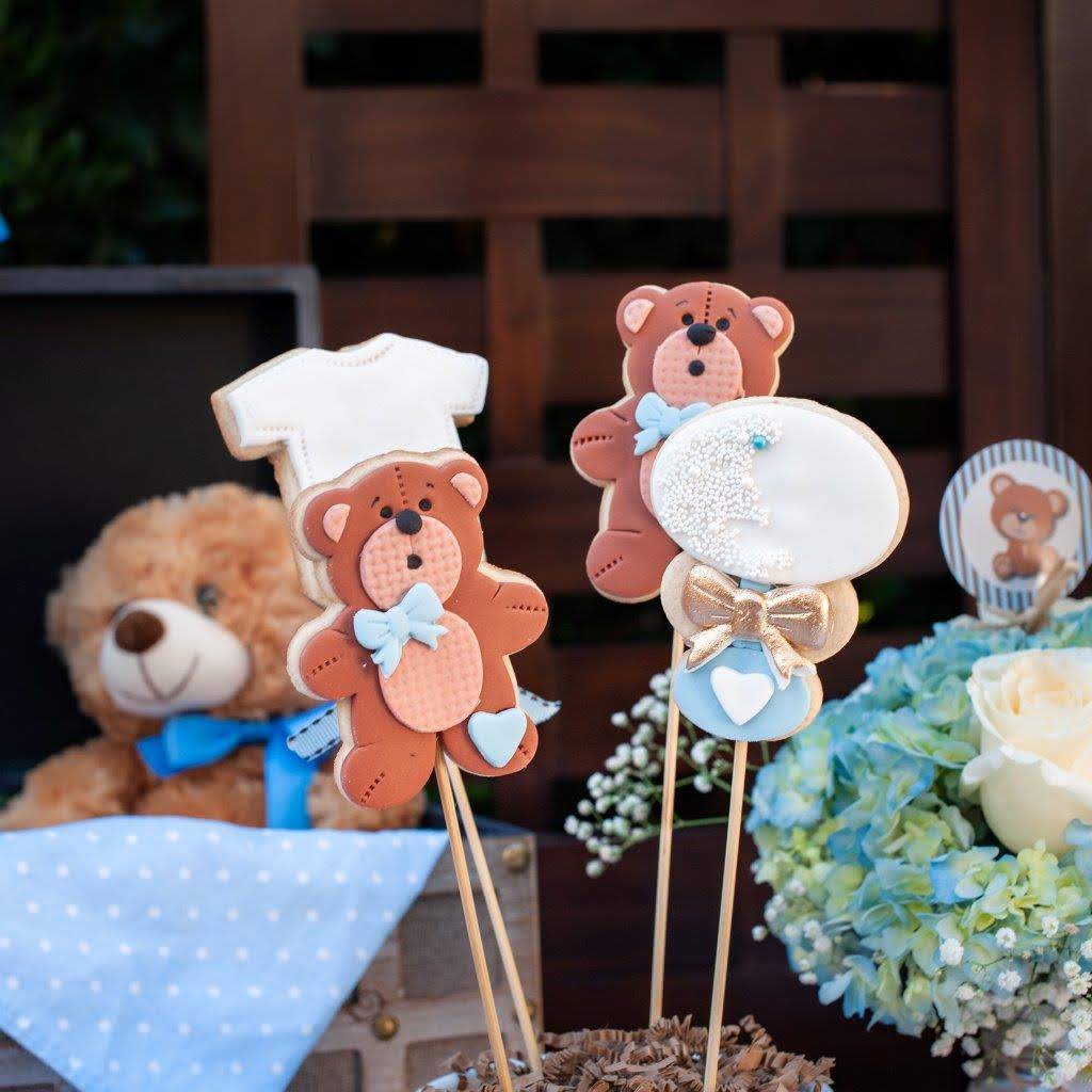 , Vintage teddy bear baby shower