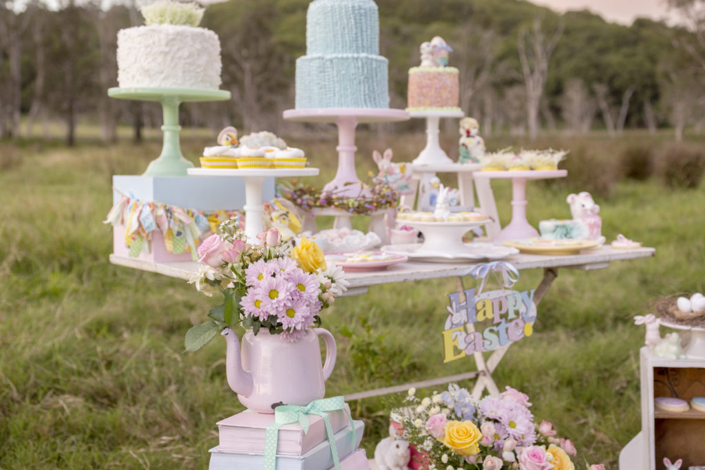 vintage pastel easter, A vintage pastel Easter party