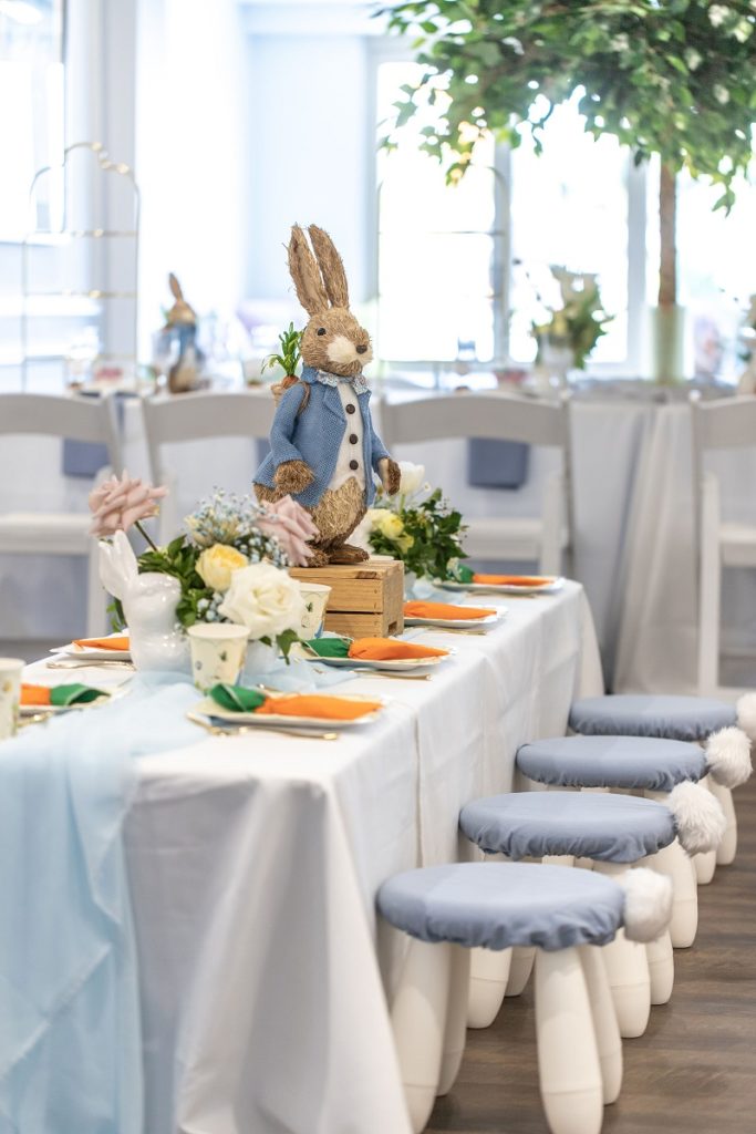 peter rabbit baby shower centerpieces