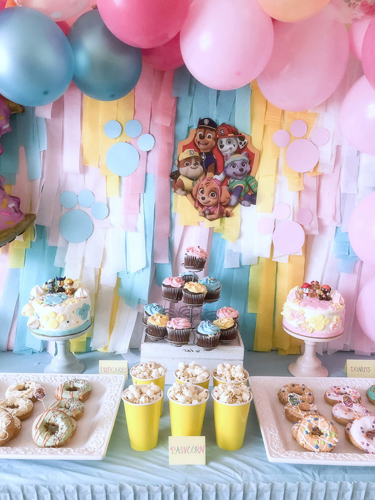 Unisex pastel Paw Patrol party