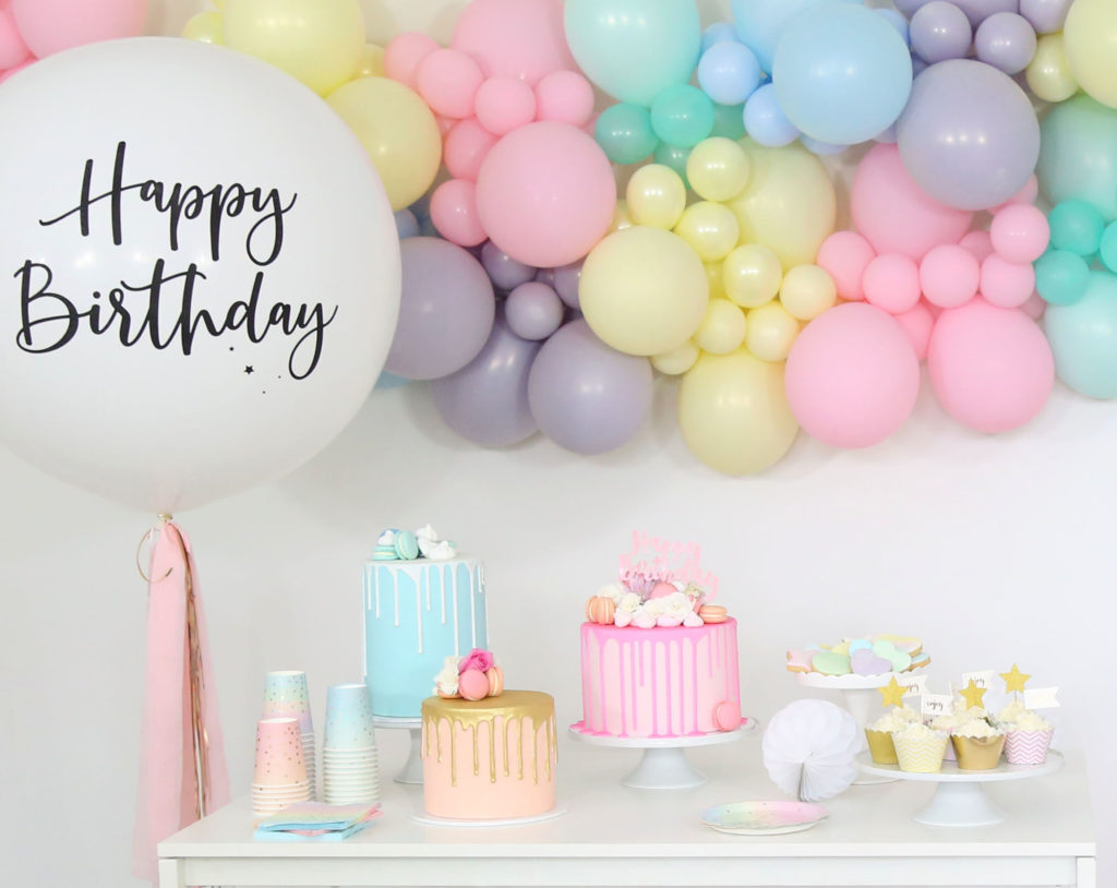 pastel sorbet birthday, A beautiful pastel sorbet birthday party