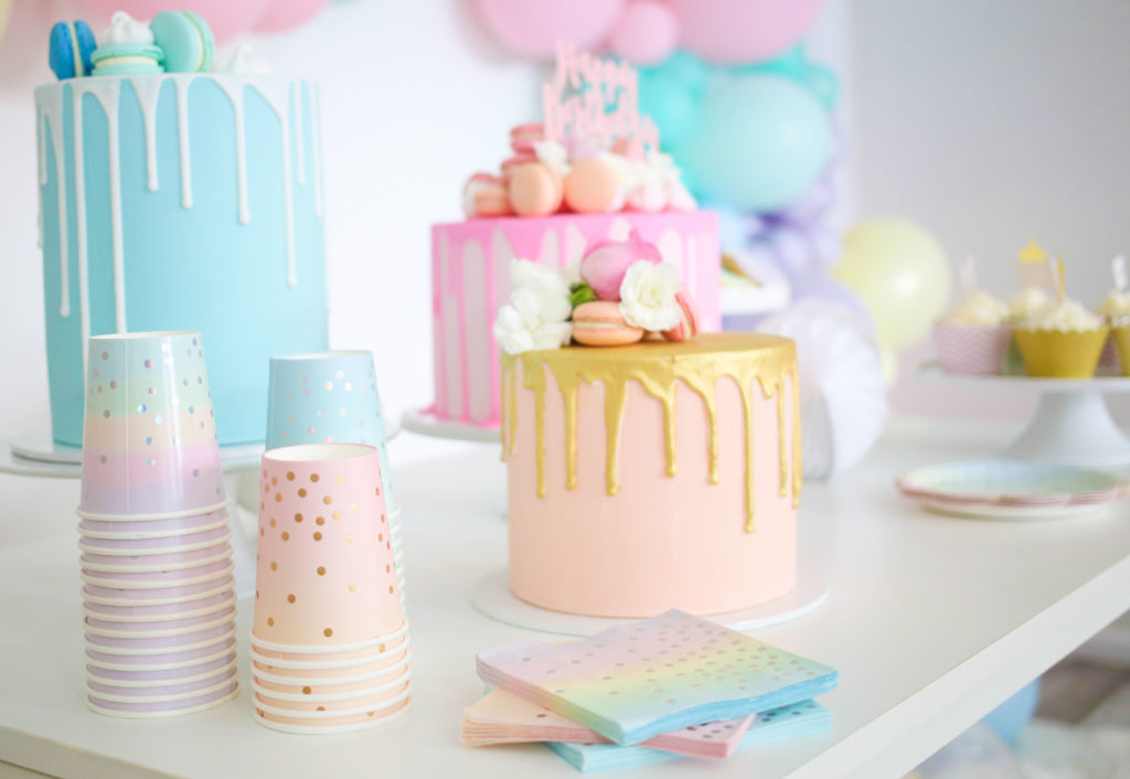 pastel sorbet birthday, A beautiful pastel sorbet birthday party