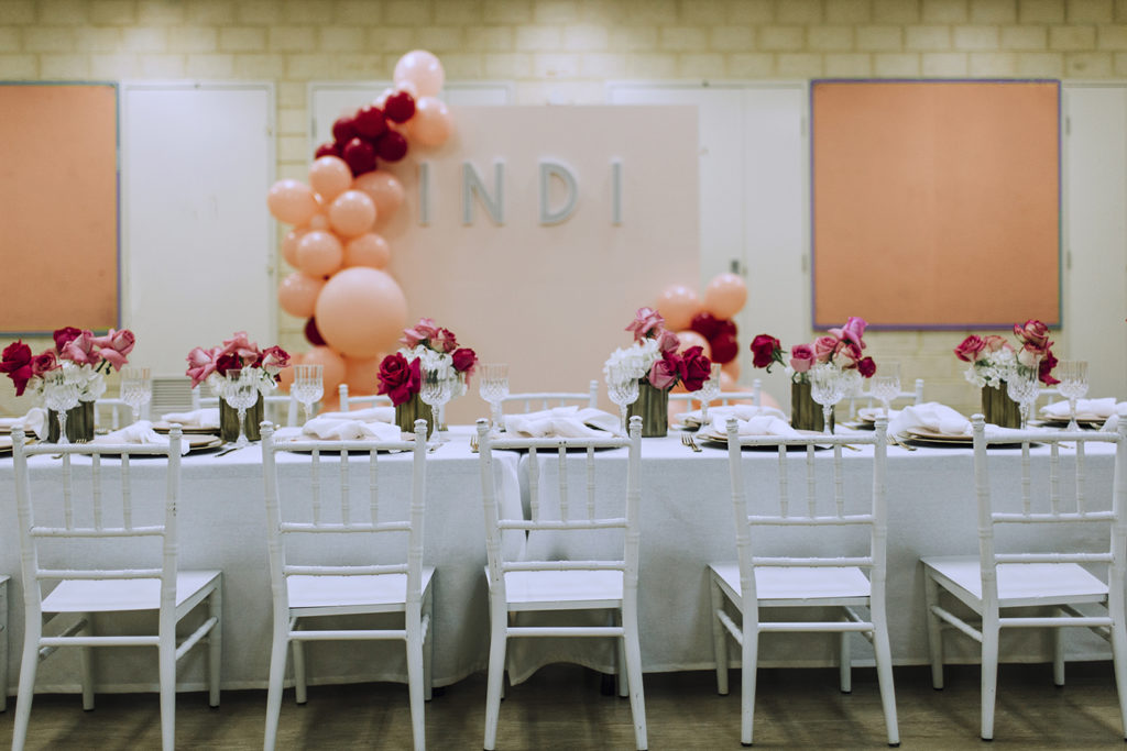 Sophisticated rose gold and pinks 2nd birthday party