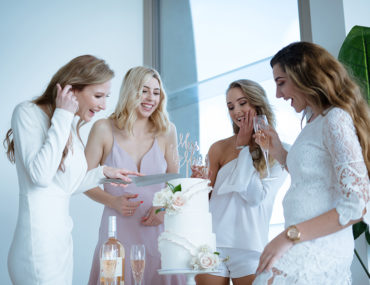 , Chic Hamptons-inspired bridal shower