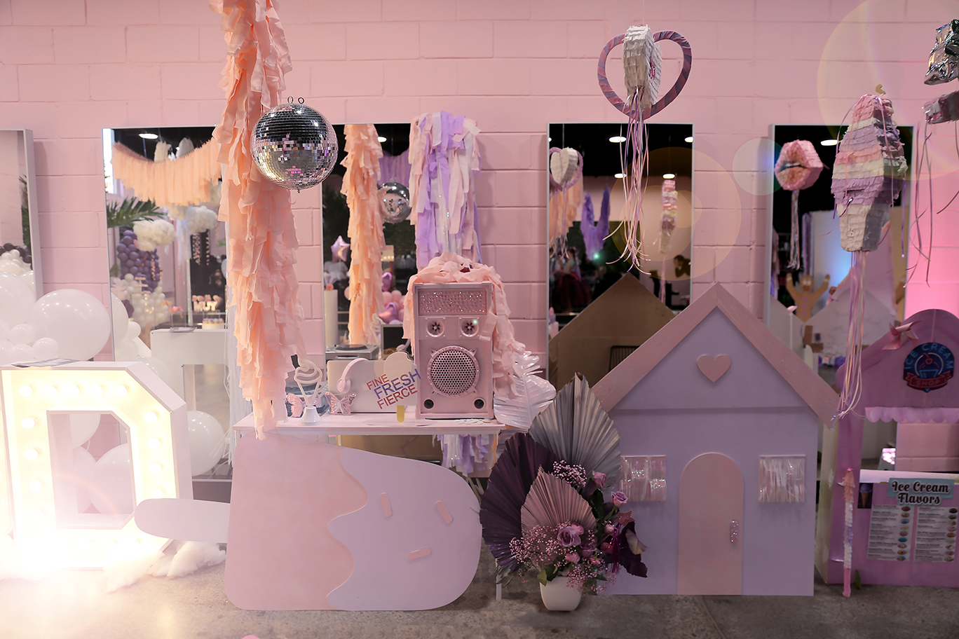 , A California inspired pink candy land party