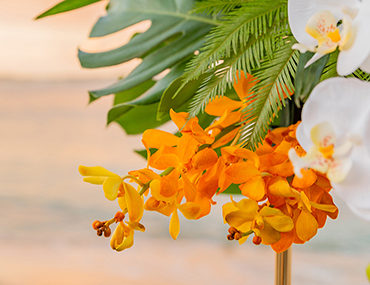 , A tropical Hawaiian-inspired wedding