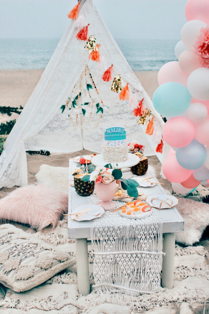 , A Malibu inspired beachy boho brunch