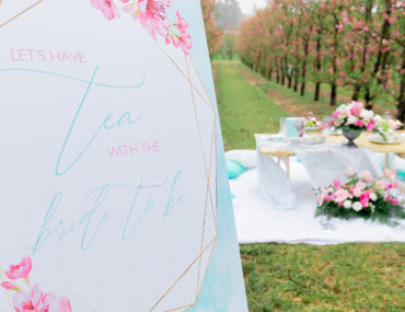 bridesmaid proposal picnic, Tiffany-blue and pink bridesmaid proposal picnic (and giveaway)
